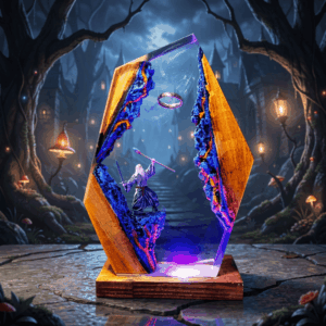 the lord of the ring gandalf 3d lamp