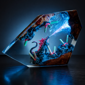 standing godzilla lamp