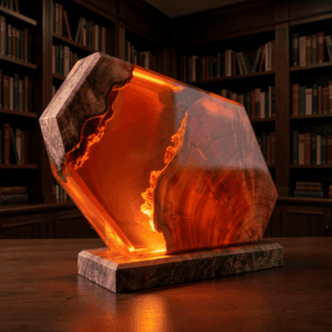volcano table lamp