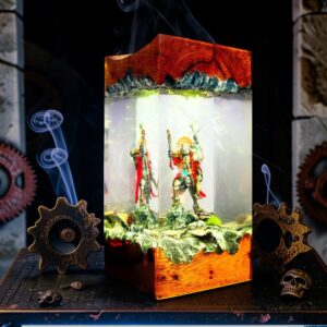 warhammer epoxy table lamp