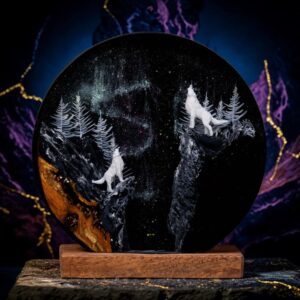 wolf lamp