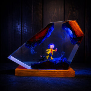 custom Coraline night lamp