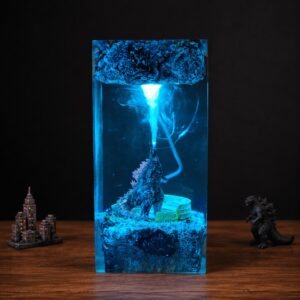 custom Godzilla lamp