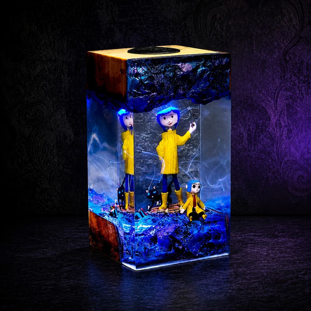 handmade coraline table lamp