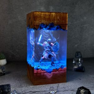 Skyrim epoxy resin lamp for gaming fans