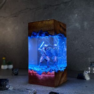 Skyrim resin lamp