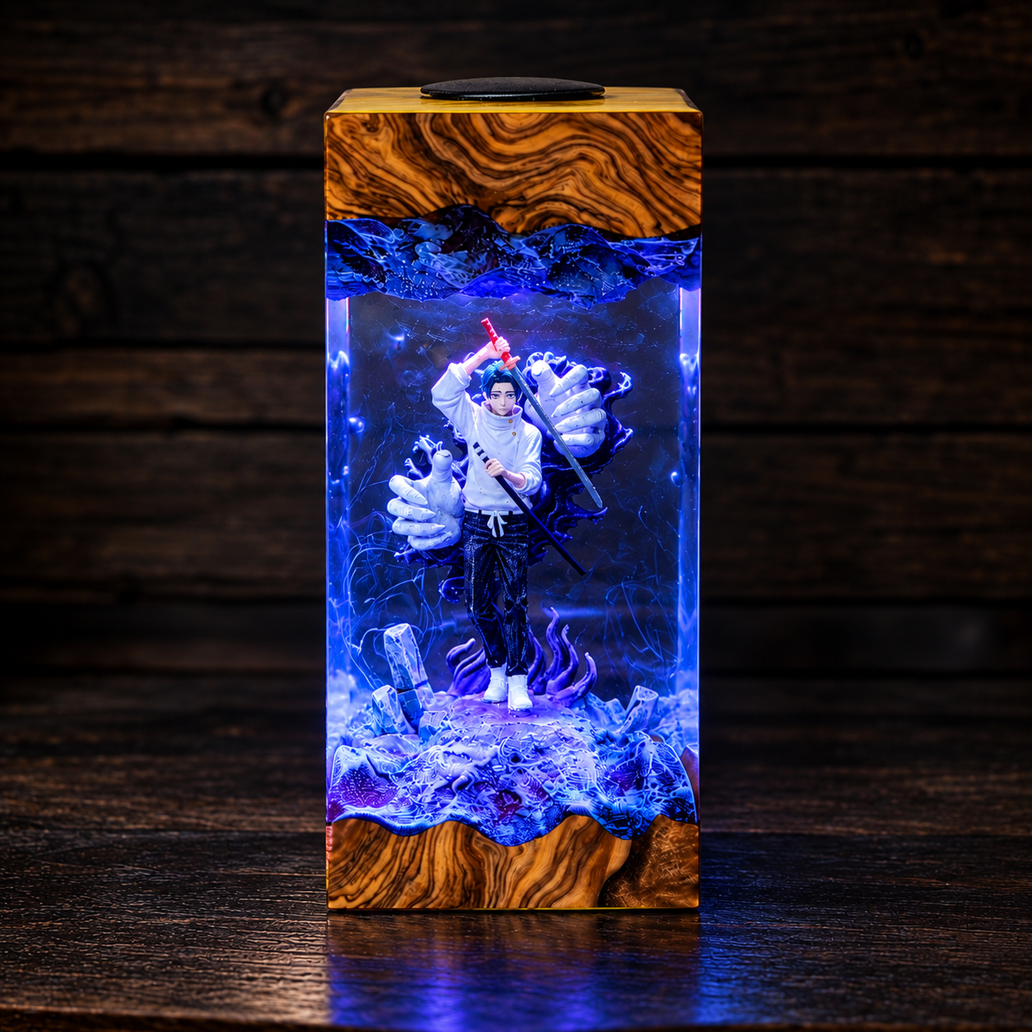 Yuta Okkotsu Resin Lamp